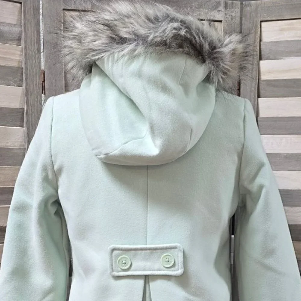 Girls' Faux Wool Jacket | Cat & Jack | Small (6/7)
